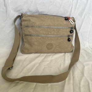 KIPLING - ALVAR CROSS BODY BAG Tan